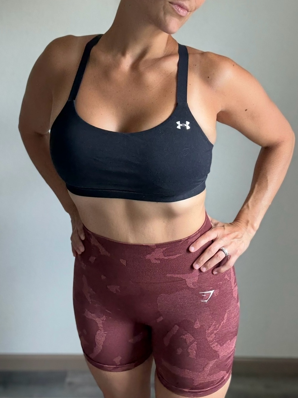 Under Armour Mid Impact Eclipse Sports Bra Black Gym